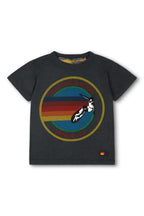 Retro KIDS AVIATOR NATION VENICE TEE - CHARCOAL