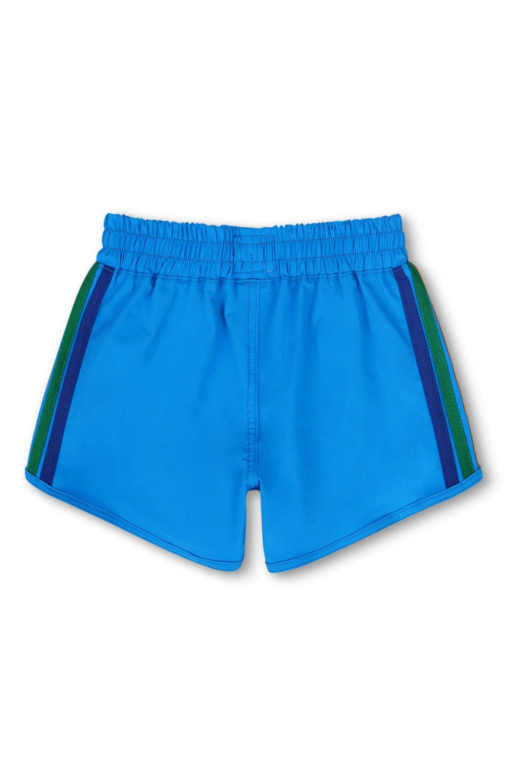 Retro 5 STRIPE KIDS FLEX JOGGER SHORT - NEON BLUE