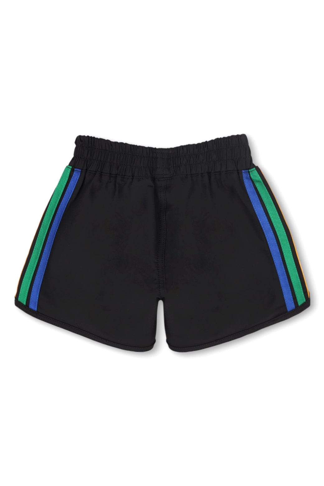 Retro 5 STRIPE KIDS FLEX JOGGER SHORT - BLACK