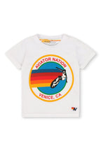 Retro KIDS AVIATOR NATION VENICE TEE - WHITE