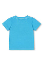 Retro KIDS AVIATOR NATION VENICE TEE - NEON BLUE
