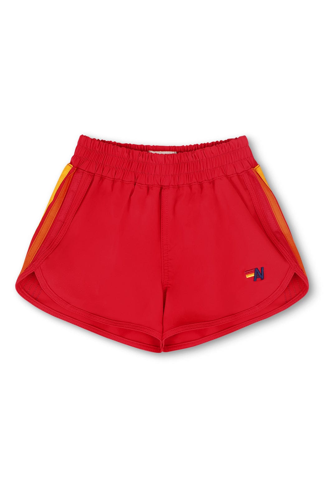 Retro 5 STRIPE KIDS FLEX JOGGER SHORT - RED