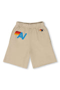 Retro LOGO KIDS SWEATSHORTS - SAND