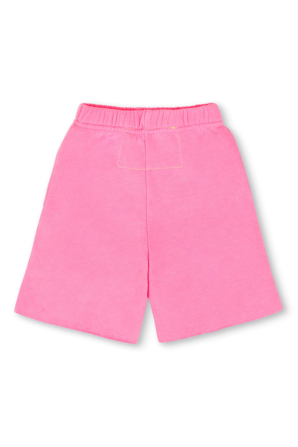 Retro LOGO KIDS SWEATSHORTS - NEON PINK