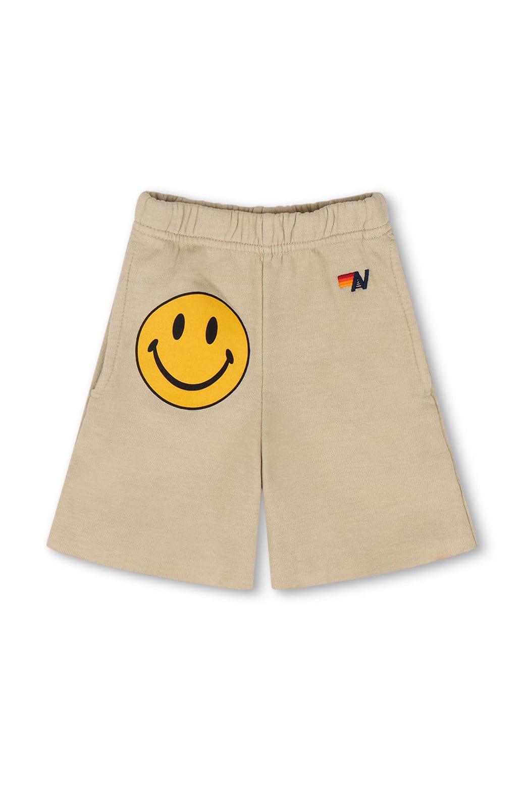 Retro SMILEY KIDS SWEATSHORTS - SAND