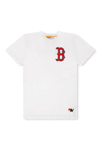 Retro RED SOX BOLT UNISEX CREW TEE - WHITE