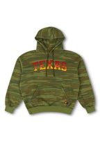 Retro UNIVERSITY OF TEXAS PULLOVER HOODIE RELAXED - CAMO