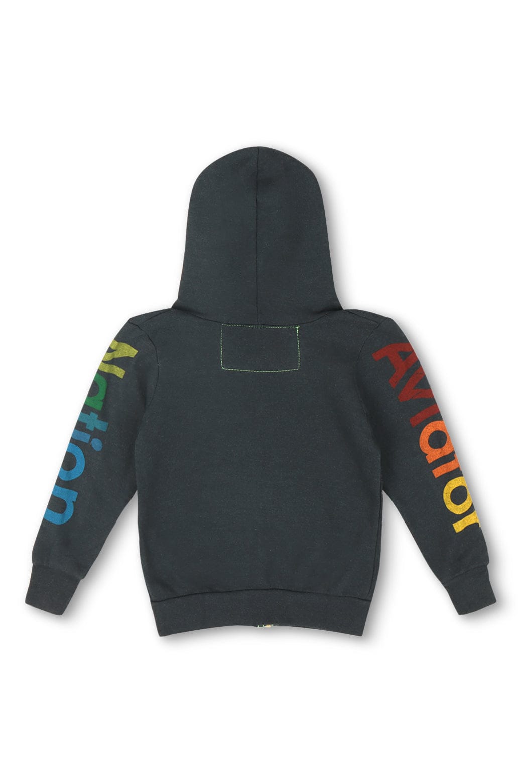 Retro KIDS AVIATOR NATION ASPEN ZIP HOODIE - CHARCOAL