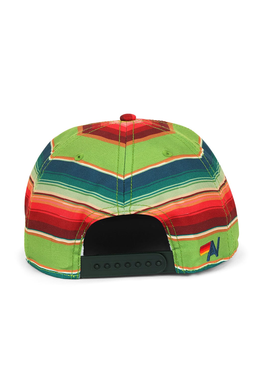 Retro VINTAGE BOLT TWILL LOW-RISE TULUM TRUCKER HAT - JUNGLE GREEN