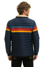 Retro 4 STRIPE JACKET - NAVY