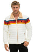 Retro 4 STRIPE JACKET - WHITE