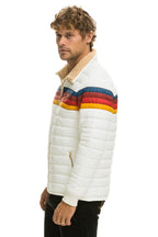 Retro 4 STRIPE JACKET - WHITE