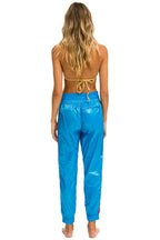 Retro 5 STRIPE HI RISE WIND PANT - DRESDEN