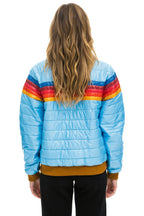 Retro 5 STRIPE JACKET - SKY GLOSSY
