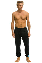 Retro 5 STRIPE SWEATPANTS - CHARCOAL BLUE