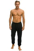Retro 5 STRIPE SWEATPANTS - CHARCOAL GREY