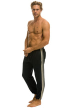 Retro 5 STRIPE SWEATPANTS - CHARCOAL GREY