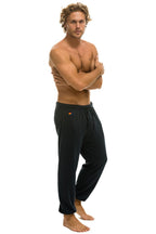 Retro 5 STRIPE SWEATPANTS - CHARCOAL