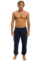 Retro 5 STRIPE SWEATPANTS - NAVY