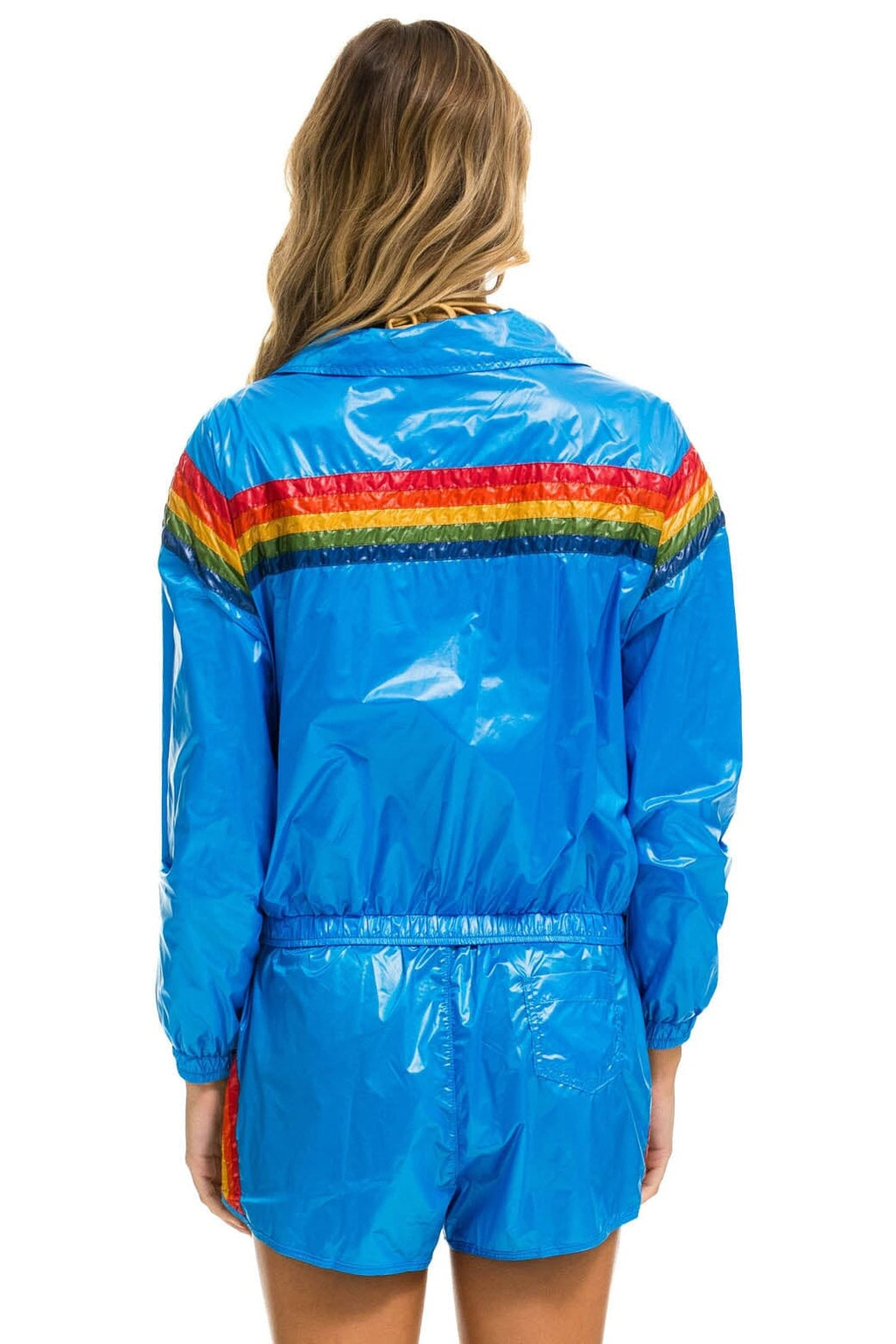 Retro 5 STRIPE WINDBREAKER - BLUE CINA