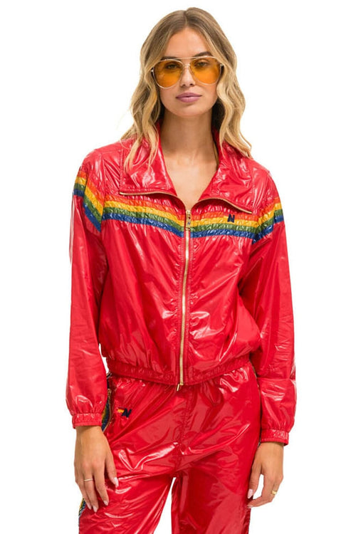 Retro 5 STRIPE - WINDBREAKER CHERRY GLOSSY