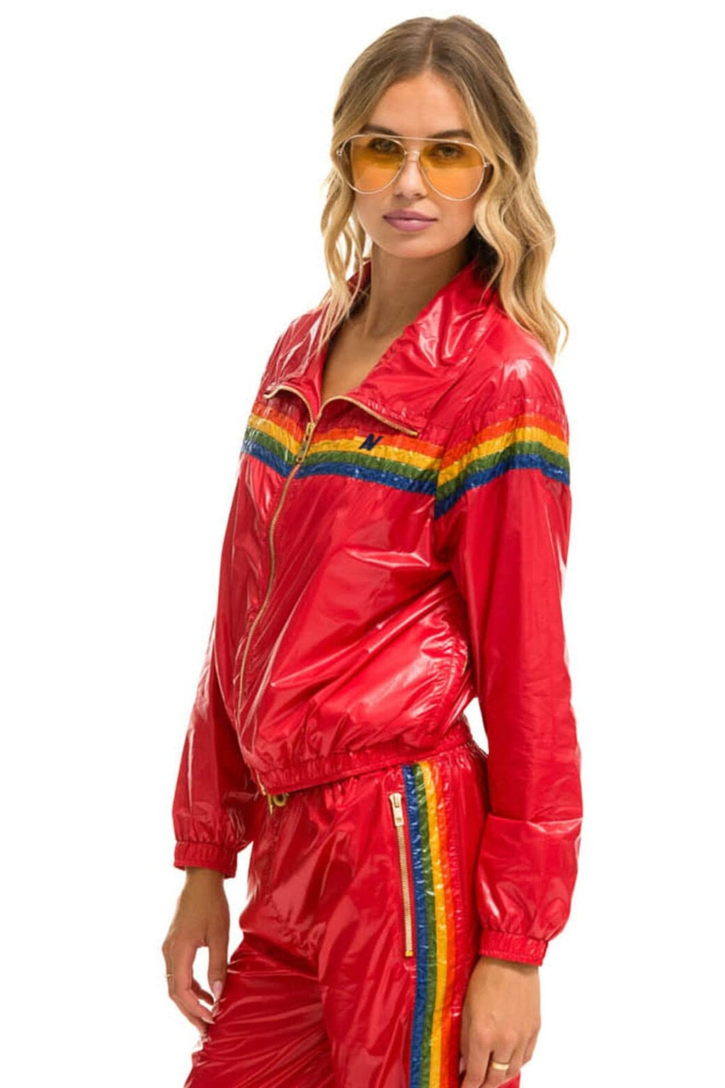 Retro 5 STRIPE - WINDBREAKER CHERRY GLOSSY