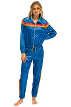 Retro 5 STRIPE WINDBREAKER - SNORKEL BLUE