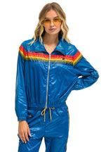 Retro 5 STRIPE WINDBREAKER - SNORKEL BLUE