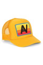 Retro LOGO RAINBOW VINTAGE TRUCKER HAT