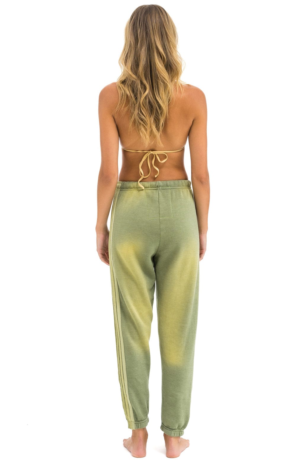 Retro 5 STRIPE SWEATPANTS - FADED ARMY