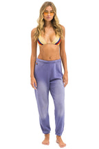 Retro 5 STRIPE SWEATPANTS - FADED GRAPE