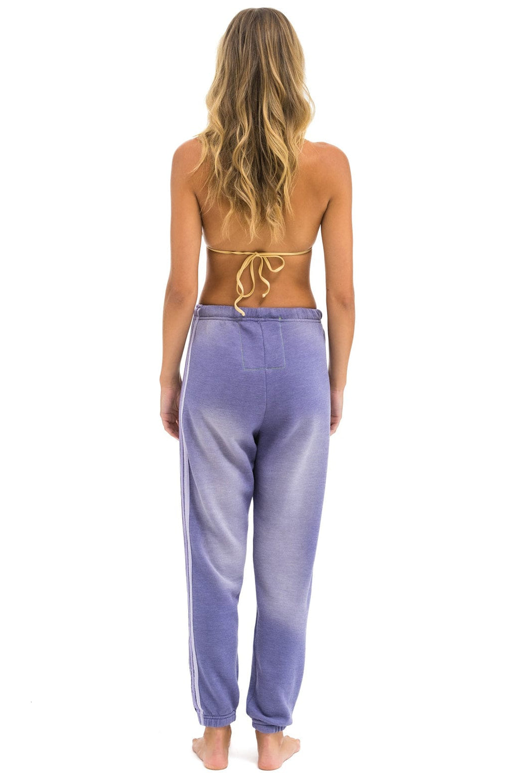 Retro 5 STRIPE SWEATPANTS - FADED GRAPE