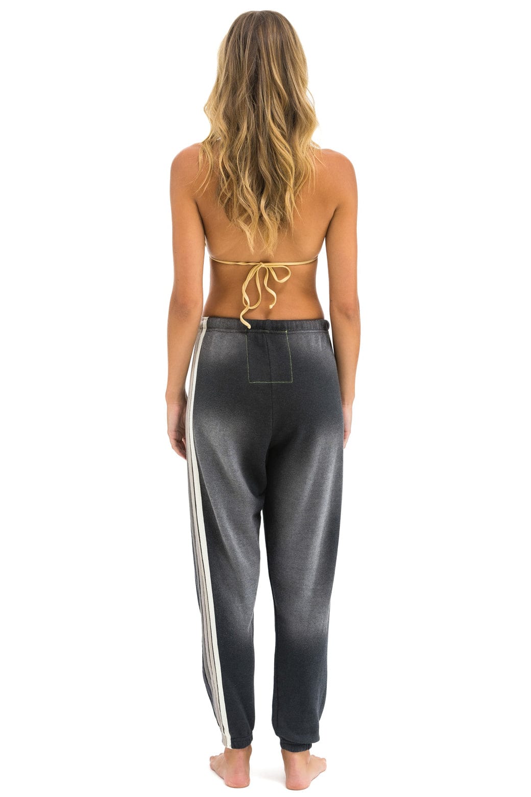 Retro 5 STRIPE SWEATPANTS - FADED SMOKE
