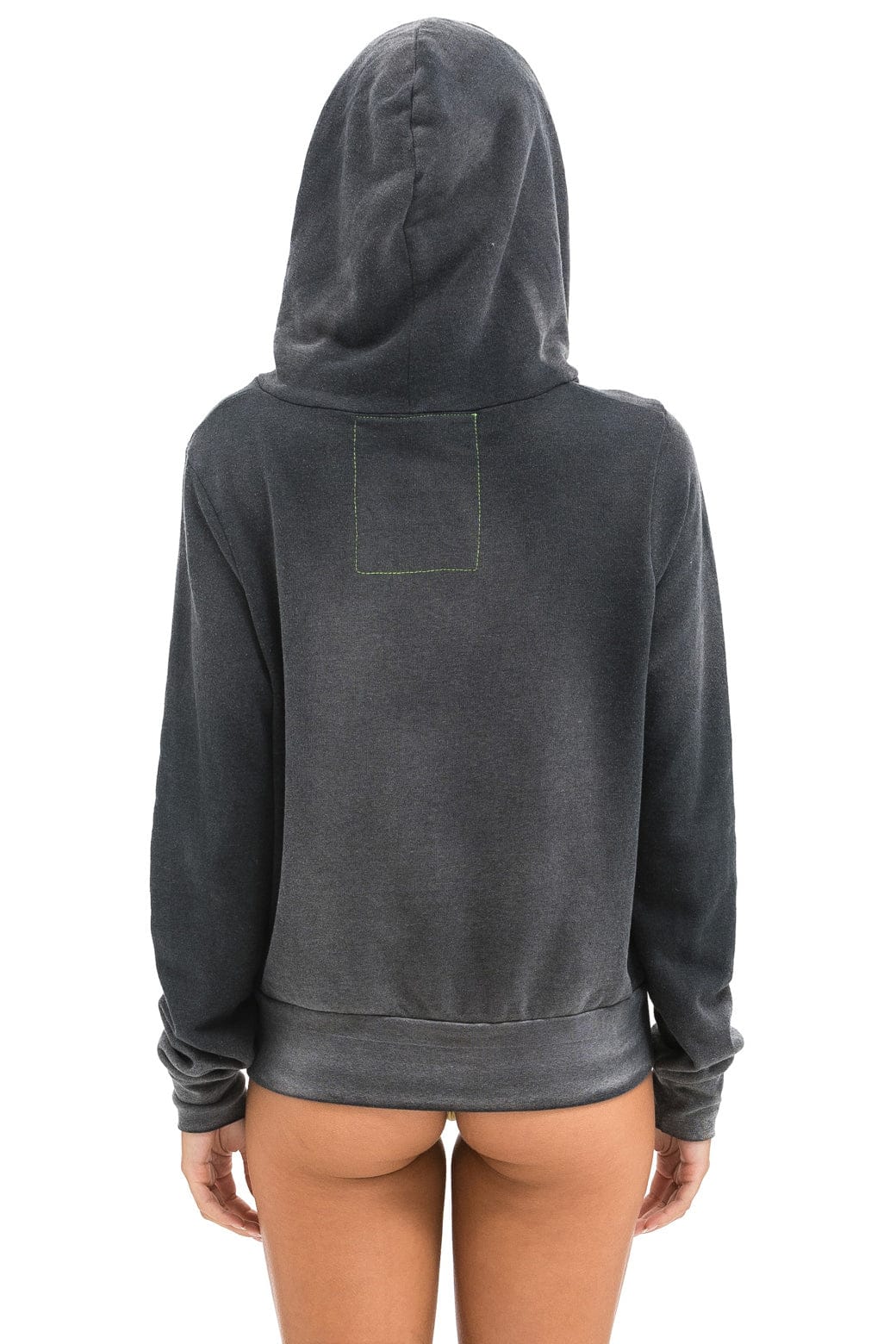 Retro 5 STRIPE HOODIE - FADED SMOKE