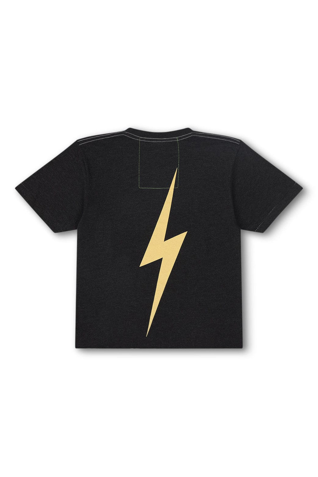 Retro VANDERBILT BOLT BOYFRIEND TEE - BLACK