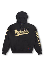Retro VANDERBILT LOGO PULLOVER HOODIE RELAXED - BLACK
