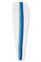 Retro LOS ANGELES DODGERS 5 STRIPE SWEATPANTS - WHITE BLUE