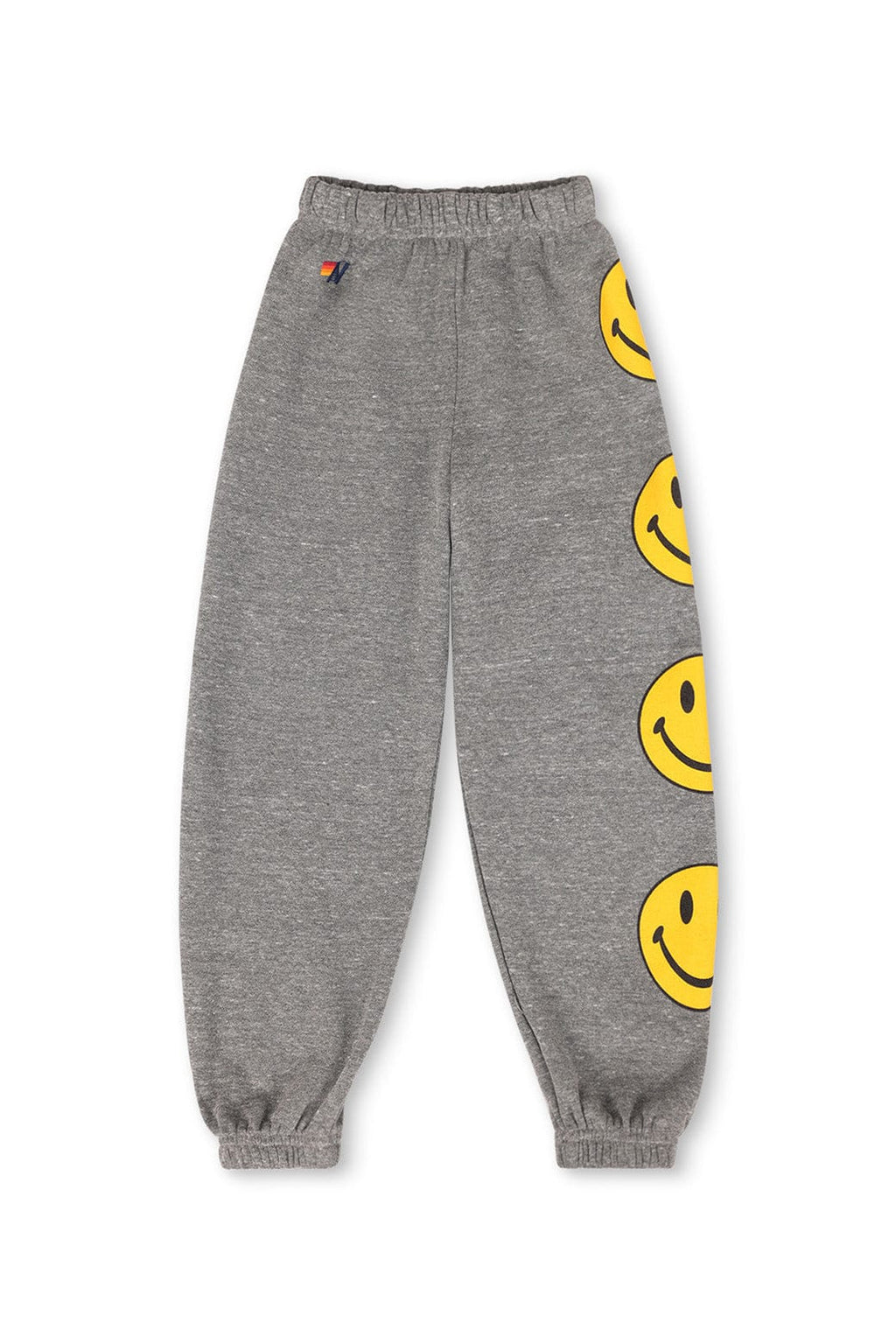 Retro KIDS SMILEY 2 SWEATPANTS - HEATHER GREY