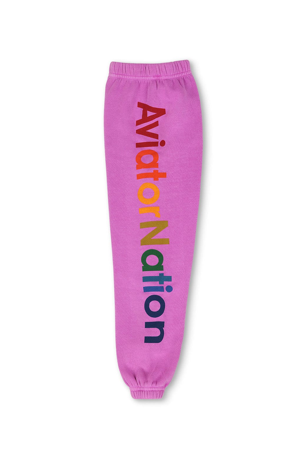 Retro KIDS AVIATOR NATION VENICE SWEATPANTS - NEON PURPLE