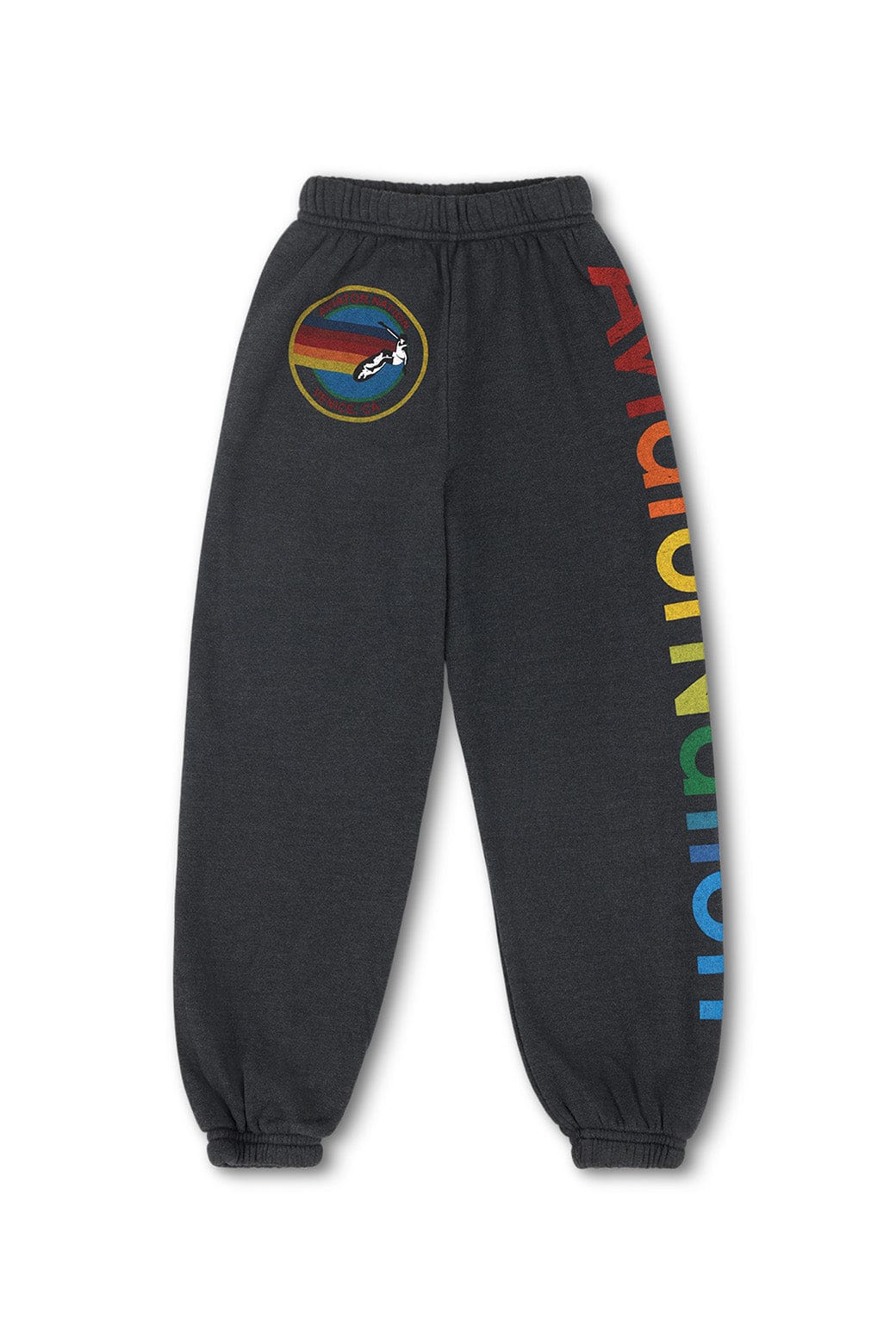 Retro KIDS AVIATOR NATION VENICE SWEATPANTS - CHARCOAL