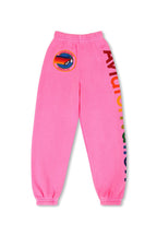 Retro KIDS AVIATOR NATION VENICE SWEATPANTS - NEON PINK