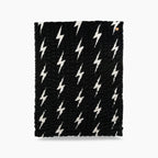 Retro Aviator Nation x Lola Blanket - Black White Bolt