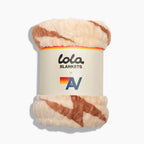Retro Aviator Nation x Lola Blanket - Beige Copper Bolt