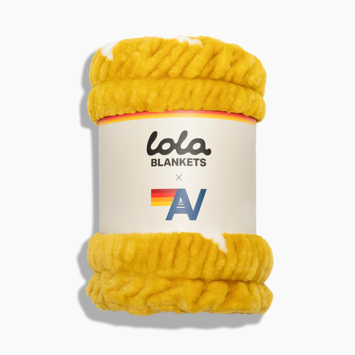 Retro Aviator Nation x Lola Blanket - Gold White Bolt