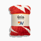 Retro Aviator Nation x Lola Blanket - Red White Bolt