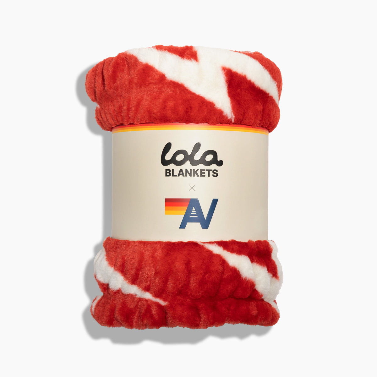 Retro Aviator Nation x Lola Blanket - Red White Bolt