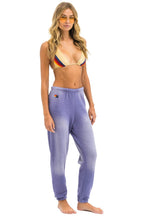 Retro BOLT STITCH SWEATPANTS - FADED GRAPE