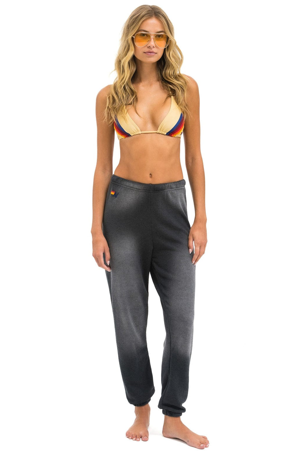 Retro BOLT STITCH SWEATPANTS - FADED SMOKE