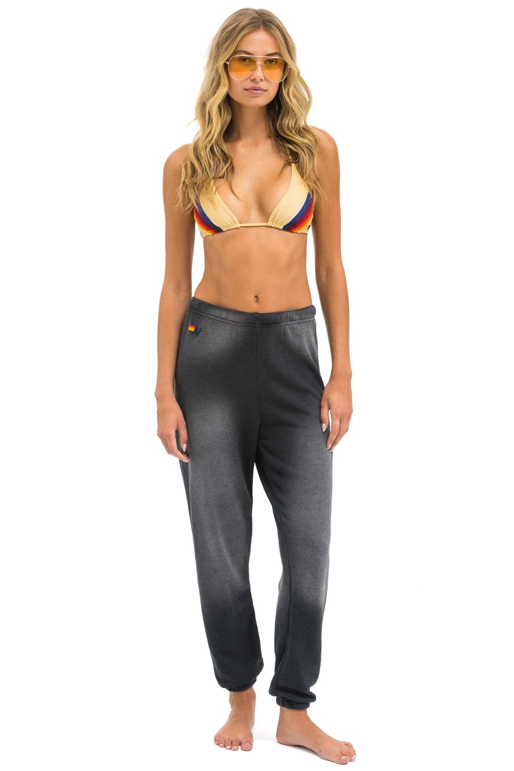 Retro BOLT STITCH SWEATPANTS - FADED SMOKE