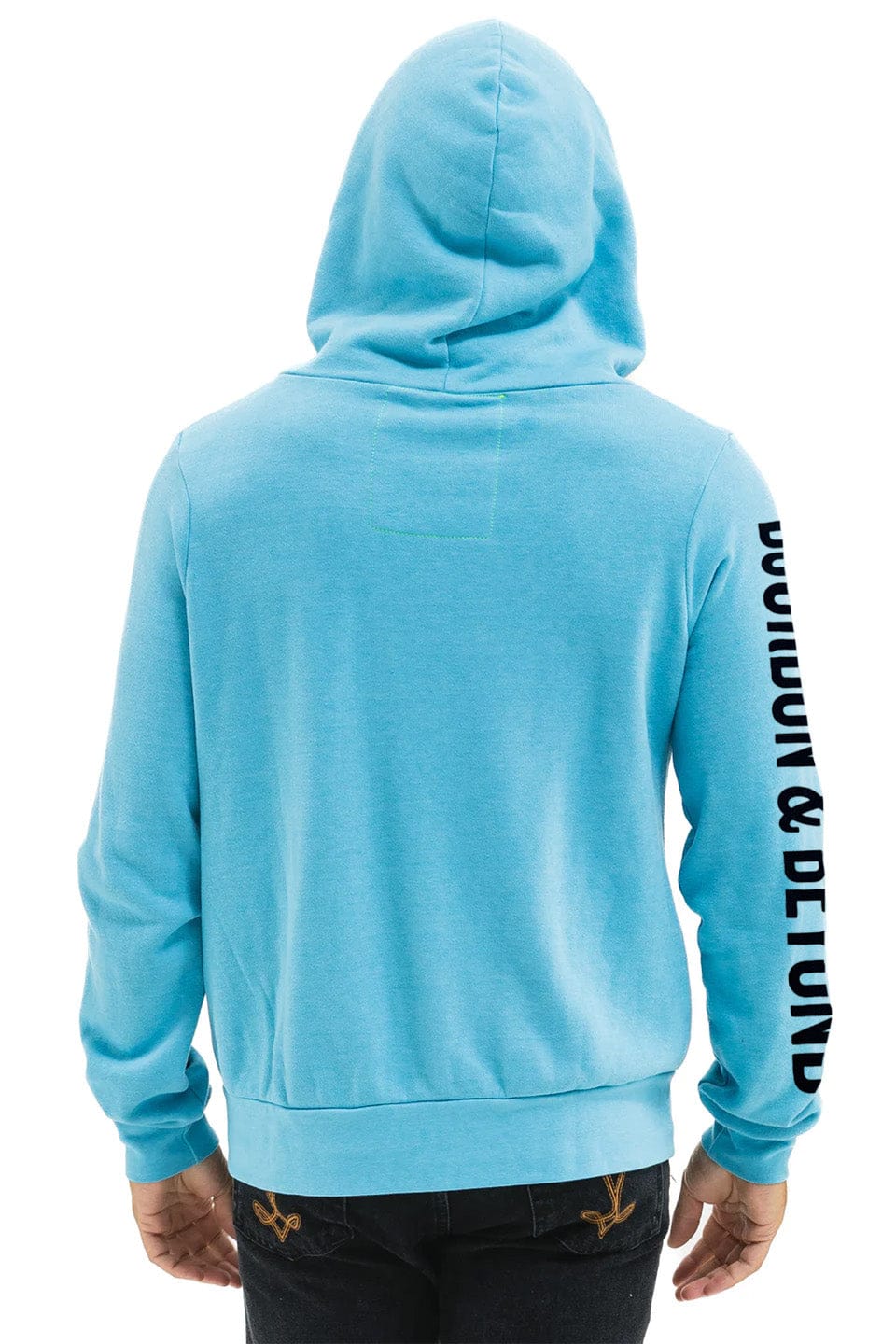 Retro BOURBON AND BEYOND 2025 ZIP HOODIE RELAXED - AQUA